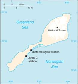 Jan Mayen - Mappa