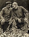 Maxim Gorky and Joseph Stalin, 1931