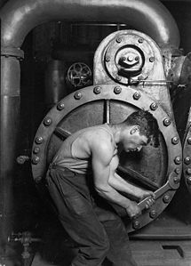 Mechanic, by Lewis Hine