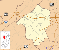 Pittstown, New Jersey is located in Hunterdon County, New Jersey