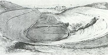 Stadions 1870. gadā Zillera izrakumu laikā