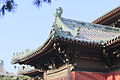 Song dynasty green glazed chiwen on the Manichaean Hall of Longxing temple in Zhengding, Hebei.