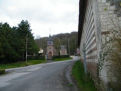 L'église en perspective.