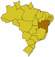 Kedudukan Bahia di Brazil