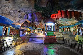 Statues dans les grottes de Batu, Kuala Lumpur, en Malaisie.