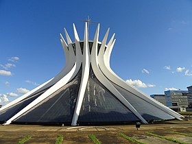 Catedral de Brasilia, Brasil, obra de Oscar Niemeyer (1958-1970)