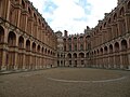 The inner courtyard