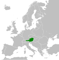 Położenie Austrii