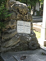 Hebbels Grab in Wien