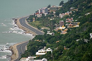 Vung Tau, pogled iz Villa Blanchea