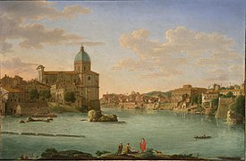 San Giovanni dei Fiorentini (1739 ), de Hendrik Frans van Lint.