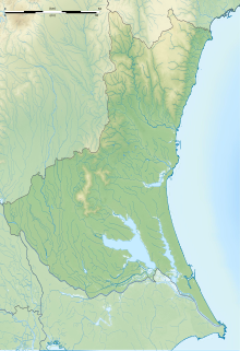 涸沼の位置（茨城県内）