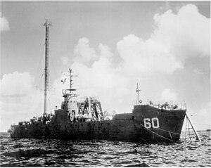 LSM-60 with modifications for the Baker Test, Bikini Atoll