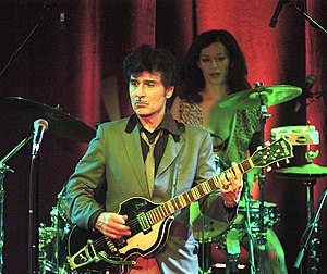 Live in St. Gallen, Switzerland, 2004: Falco with drummer Pizzorno