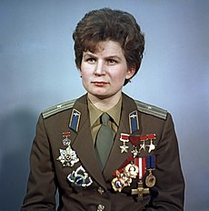 Valentina Tereškovová v roku 1969