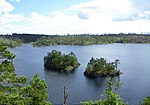 Le lac Stensjön, dans le parc.