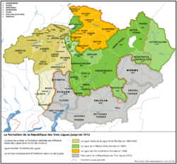 Сіра Ліга: історичні кордони на карті