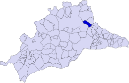Villanueva del Rosario – Mappa
