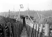 B&W of WWI ending in Switzerland