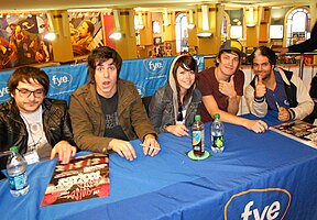 We Are the in Crowd at a signing in Philadelphia