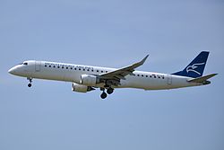 Embraer 195 der Montenegro Airlines