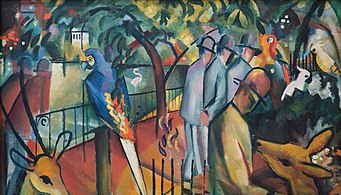 August Macke Zoologischer Garten I, 1912