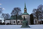 Bromma kyrka på vintern