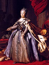 Portret al împărătesei Ecaterina cea Mare a Rusiei, de Fiodor Rokotov.
