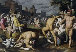 Cornelis van Haarlem, Le Massacre des Innocents.