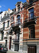 Private house, rue Van Campenhout/rue Van Campenhoutstraat 51, Brussels (1901)