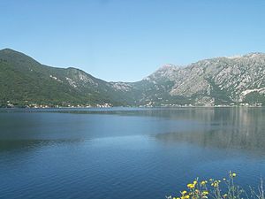 Kotorbukten, nära Kotor