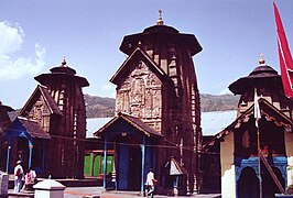 Ingang van een tempel in Chamba