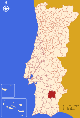 Localização de Beja