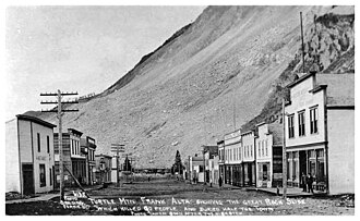 Frank Slide area in 2007