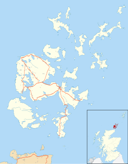 Quanterness chambered cairn is located in Orkney Islands