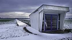 Gemaal Sandebuur verzorgt een deel van de bemaling van het gebied