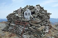 笹ヶ峰山頂の祠