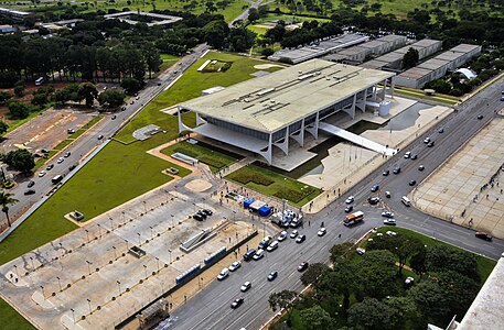 Bird's eye view of the Planalto