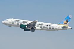 Airbus A320-200 der Frontier Airlines