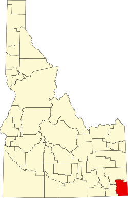 Elhelyezkedése Idaho államban