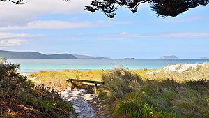 Blick auf die Bucht vom Middleton Beach in Albany