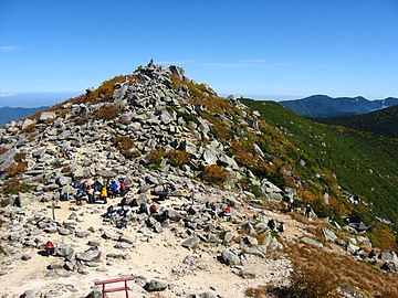 The summit of Mount Kinpu.