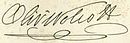 Firma di Oliver Wolcott jr.