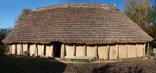 Reconstitution d'une maison alamane au musée de Vörsteten