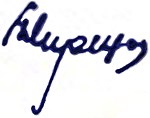 Signature de Kirill Afanassievitch Meretskov