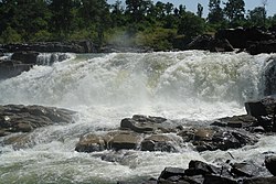 Waterfall on the Johilla River, Umaria district