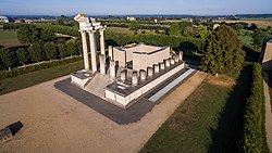 69. Platz: Raymond mit Luftaufnahme des Hafentempels im LVR-Archäologischen Park Xanten