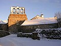 L'église en hiver.