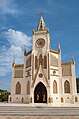 Fachada Occidental Iglesia San Juan Bautista en Caimito, Sucre Colombia.