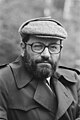 Image 8Umberto Eco OMRI (1932–2016) was an Italian novelist, literary critic, philosopher, semiotician, and university professor. He is widely known for his 1980 novel Il nome della rosa (The Name of the Rose), a historical mystery combining semiotics in fiction with biblical analysis, medieval studies, and literary theory.
